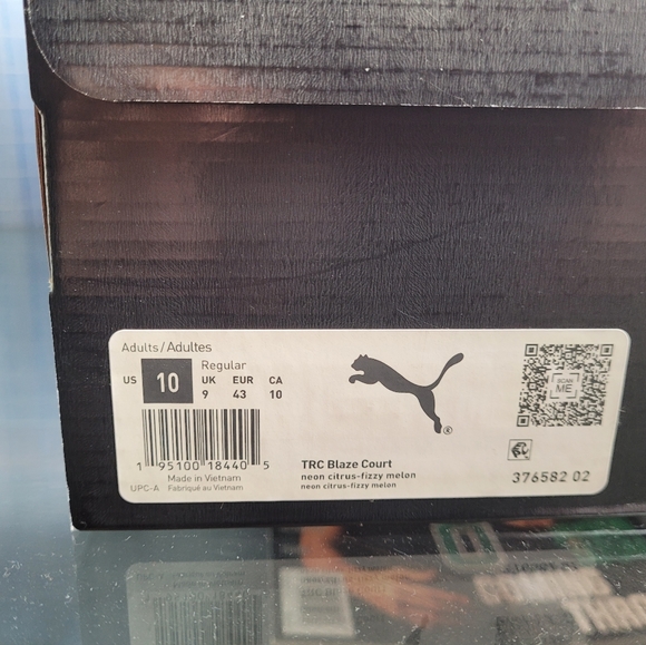 Puma TRC Blaze Court Sz 10 - Picture 2 of 8